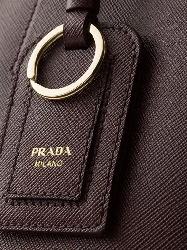 Prada Women's Galleria Saffiano Leather Tote Bag - Dark Red | Thumbnail 6 Prada Women's Galleria Saffiano Leather Tote Bag - Dark Red | Thumbnail 6