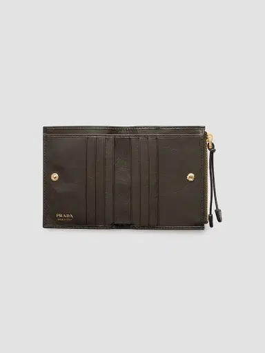 Prada Women's Leather Wallet - Green | Thumbnail 2 Prada Women's Leather Wallet - Green | Thumbnail 2