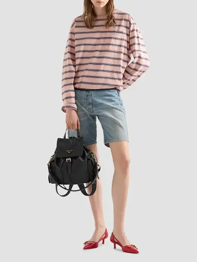 Prada Women's Explore Medium Nappa Leather Backpack | Thumbnail 2 Prada Women's Explore Medium Nappa Leather Backpack | Thumbnail 2