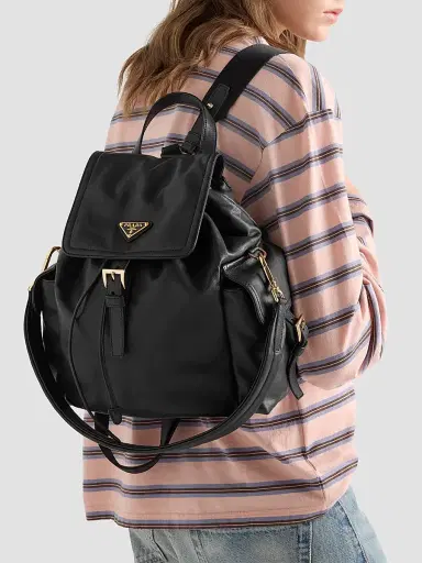 Prada Women's Explore Medium Nappa Leather Backpack | Thumbnail 3 Prada Women's Explore Medium Nappa Leather Backpack | Thumbnail 3