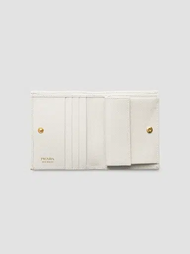 Prada Women's Saffiano Leather Wallet - Beige Khaki | Thumbnail 2 Prada Women's Saffiano Leather Wallet - Beige Khaki | Thumbnail 2