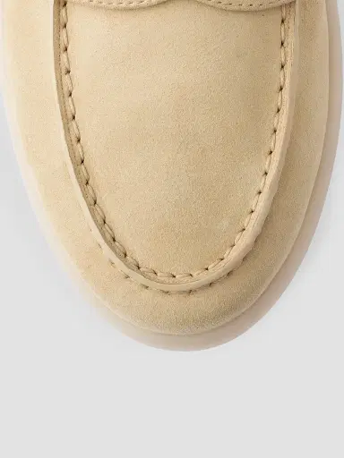 Prada Women's Suede Loafers | Thumbnail 4 Prada Women's Suede Loafers | Thumbnail 4