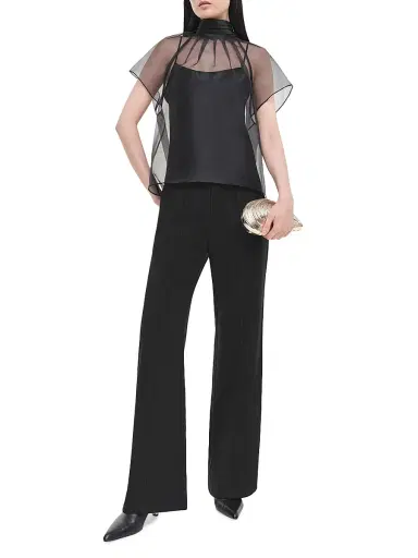 Simkhai Women's Feyre Bow-Neck Top | Thumbnail 2 Simkhai Women's Feyre Bow-Neck Top | Thumbnail 2
