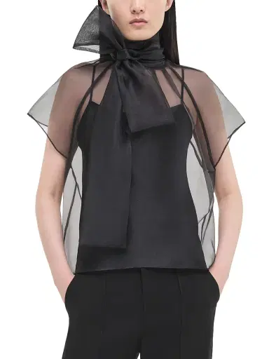 Simkhai Women's Feyre Bow-Neck Top | Thumbnail 4 Simkhai Women's Feyre Bow-Neck Top | Thumbnail 4