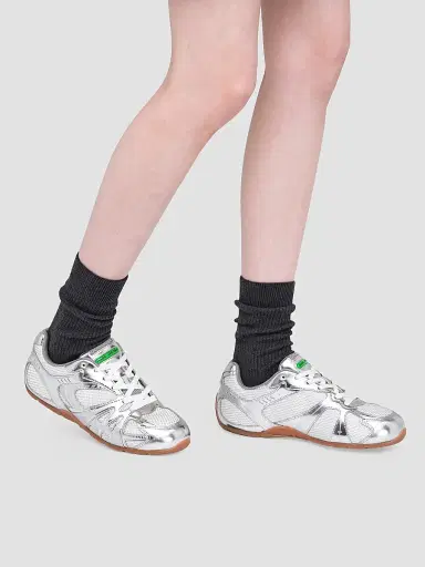 Marc Jacobs Women's The 72 Spring Sneakers - Silver | Thumbnail 2 Marc Jacobs Women's The 72 Spring Sneakers - Silver | Thumbnail 2