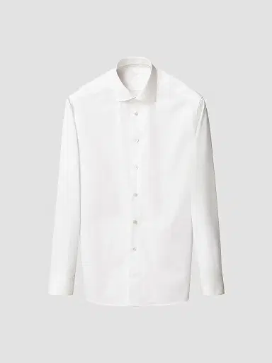 Eton Men's Elevated Textured Cotton Slim-Fit Shirt - White - Size 17.5 | Thumbnail 2 Eton Men's Elevated Textured Cotton Slim-Fit Shirt - White - Size 17.5 | Thumbnail 2