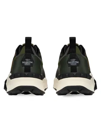Valentino Garavani Men's Low Top True Act Camouflage Sneakers in Rubberized Fabric | Thumbnail 3 Valentino Garavani Men's Low Top True Act Camouflage Sneakers in Rubberized Fabric | Thumbnail 3