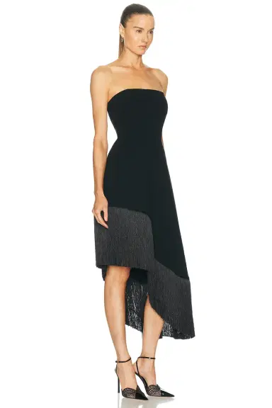 Mimchik Nara Fringe Midi Dress | Thumbnail 2 Mimchik Nara Fringe Midi Dress | Thumbnail 2