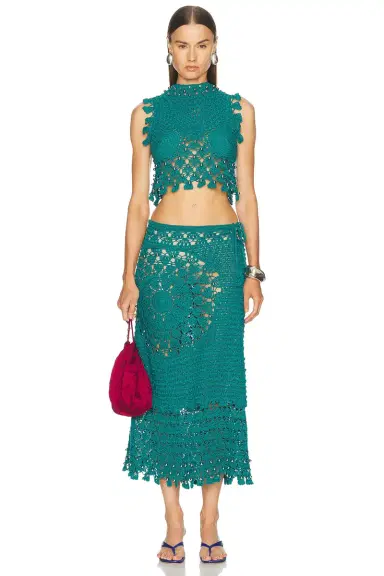 RABANNE Crochet Sleeveless Top | Thumbnail 4 RABANNE Crochet Sleeveless Top | Thumbnail 4