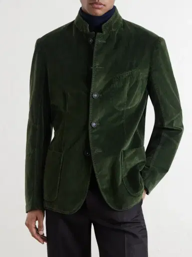 Massimo Alba Gstaad Panelled Cotton-Velvet Jacket - Men | Thumbnail 3 Massimo Alba Gstaad Panelled Cotton-Velvet Jacket - Men | Thumbnail 3