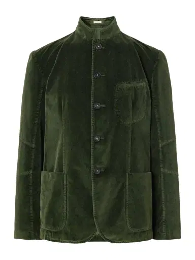 Massimo Alba Gstaad Panelled Cotton-Velvet Jacket - Men | Thumbnail 1 Massimo Alba Gstaad Panelled Cotton-Velvet Jacket - Men | Thumbnail 1