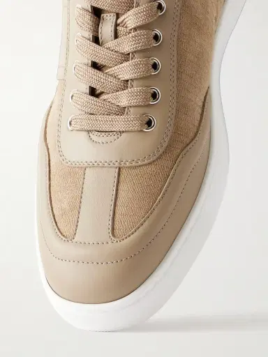 Christian Louboutin Retero Leather-Trimmed Suede Sneakers - Men | Thumbnail 5 Christian Louboutin Retero Leather-Trimmed Suede Sneakers - Men | Thumbnail 5