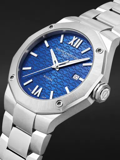 Baume & Mercier Riviera Automatic Stainless Steel Watch, Ref. M0A10620 - Men | Thumbnail 4 Baume & Mercier Riviera Automatic Stainless Steel Watch, Ref. M0A10620 - Men | Thumbnail 4
