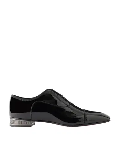 Christian Louboutin Greggo Patent-Leather Oxford Shoes - Men | Thumbnail 1 Christian Louboutin Greggo Patent-Leather Oxford Shoes - Men | Thumbnail 1