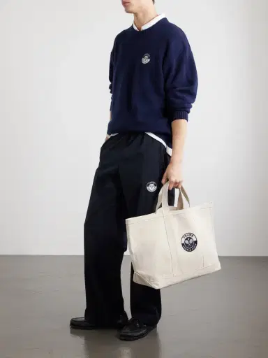 Frame Logo-Appliquéd Cotton-Canvas Tennis Tote Bag - Men | Thumbnail 2 Frame Logo-Appliquéd Cotton-Canvas Tennis Tote Bag - Men | Thumbnail 2