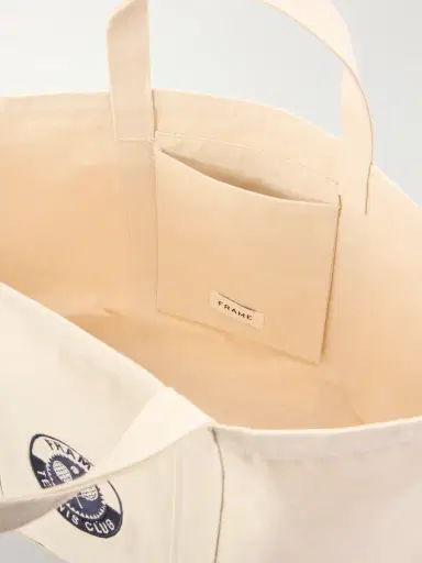Frame Logo-Appliquéd Cotton-Canvas Tennis Tote Bag - Men | Thumbnail 3 Frame Logo-Appliquéd Cotton-Canvas Tennis Tote Bag - Men | Thumbnail 3