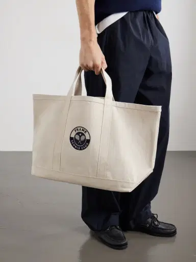 Frame Logo-Appliquéd Cotton-Canvas Tennis Tote Bag - Men | Thumbnail 4 Frame Logo-Appliquéd Cotton-Canvas Tennis Tote Bag - Men | Thumbnail 4