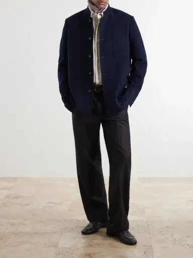 Massimo Alba Bali Wool, Silk and Cashmere-Blend Jacket - Men | Thumbnail 2 Massimo Alba Bali Wool, Silk and Cashmere-Blend Jacket - Men | Thumbnail 2