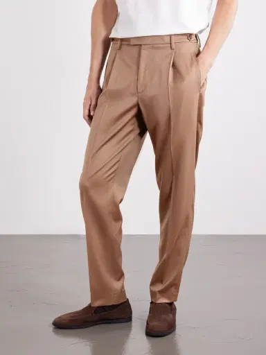 Barena Straight-Leg Pleated Virgin Wool Suit Trousers - Men | Thumbnail 3 Barena Straight-Leg Pleated Virgin Wool Suit Trousers - Men | Thumbnail 3
