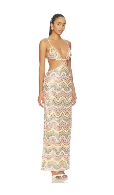 Bronx and Banco Sonia Sequin Cutout Maxi Dress | Thumbnail 2 Bronx and Banco Sonia Sequin Cutout Maxi Dress | Thumbnail 2
