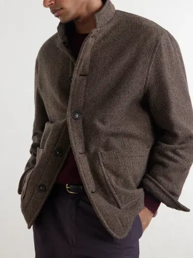 Massimo Alba Chevrolet Reversible Herringbone Wool-Blend Jacket - Men | Thumbnail 5 Massimo Alba Chevrolet Reversible Herringbone Wool-Blend Jacket - Men | Thumbnail 5