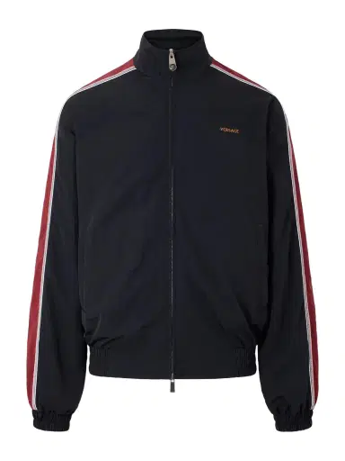 Versace Logo-Embroidered Shell Jacket - Men | Thumbnail 1 Versace Logo-Embroidered Shell Jacket - Men | Thumbnail 1
