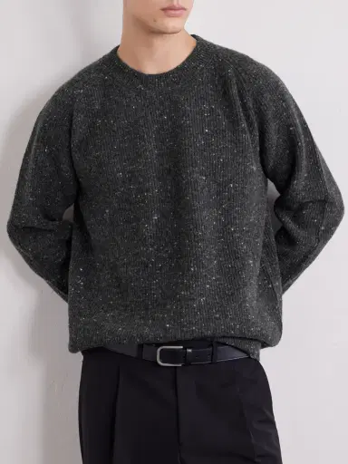 ELEVENTY Ribbed Wool-Blend Sweater - Men | Thumbnail 5 ELEVENTY Ribbed Wool-Blend Sweater - Men | Thumbnail 5