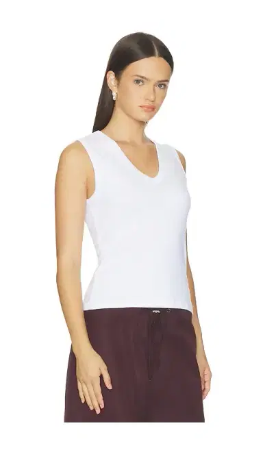 LESET Nando Sleeveless V-Neck Tank Top | Thumbnail 2 LESET Nando Sleeveless V-Neck Tank Top | Thumbnail 2