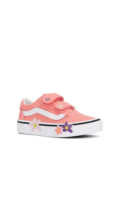 Vans Kids Old Skool V Flower Sneaker | Thumbnail 2 Vans Kids Old Skool V Flower Sneaker | Thumbnail 2