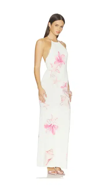 Lovers and Friends Theia Floral Print Halter Maxi Dress | Thumbnail 2 Lovers and Friends Theia Floral Print Halter Maxi Dress | Thumbnail 2