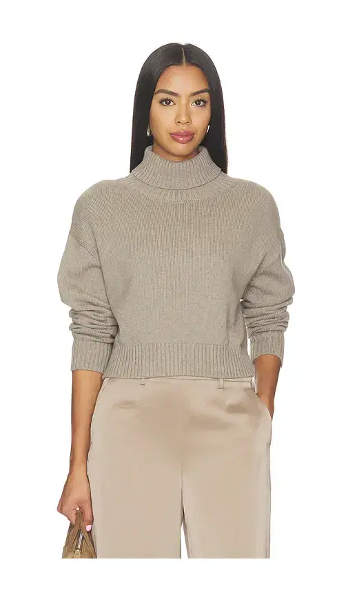 Cotton Cashmere Funnelneck Sweater Cotton Cashmere Funnelneck Sweater