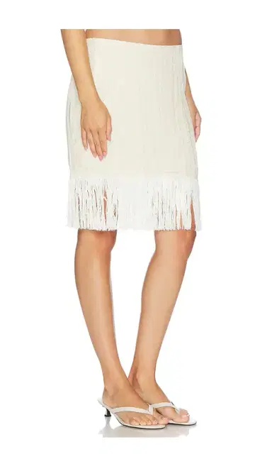 Yellow The Label Fritz Fringe Skirt | Thumbnail 2 Yellow The Label Fritz Fringe Skirt | Thumbnail 2