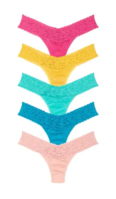Hanky Panky Signature Lace Low Rise Thong 5 Pack | Thumbnail 1 Hanky Panky Signature Lace Low Rise Thong 5 Pack | Thumbnail 1