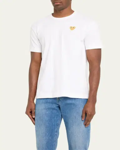 Comme des Garçons Men's Small Heart T-Shirt | Thumbnail 4 Comme des Garçons Men's Small Heart T-Shirt | Thumbnail 4