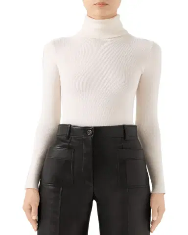 Gucci Fine Wool Turtleneck | Thumbnail 3 Gucci Fine Wool Turtleneck | Thumbnail 3