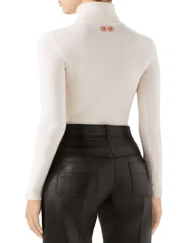 Gucci Fine Wool Turtleneck | Thumbnail 4 Gucci Fine Wool Turtleneck | Thumbnail 4