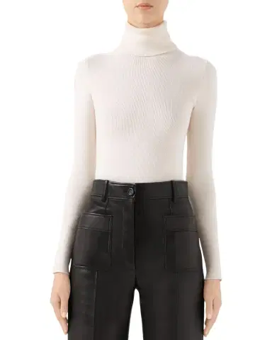 Gucci Fine Wool Turtleneck | Thumbnail 1 Gucci Fine Wool Turtleneck | Thumbnail 1