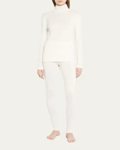 Hanro Silk & Cashmere Leggings | Thumbnail 5 Hanro Silk & Cashmere Leggings | Thumbnail 5