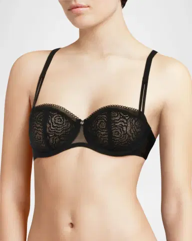 Chantelle C Jolie Floral Lace Demi Bra | Thumbnail 1 Chantelle C Jolie Floral Lace Demi Bra | Thumbnail 1