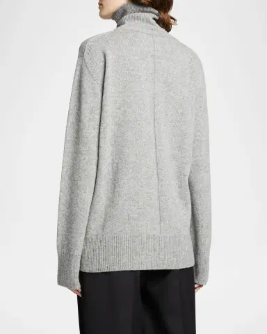The Row Stepny Wool-Cashmere Turtleneck Top | Thumbnail 3 The Row Stepny Wool-Cashmere Turtleneck Top | Thumbnail 3