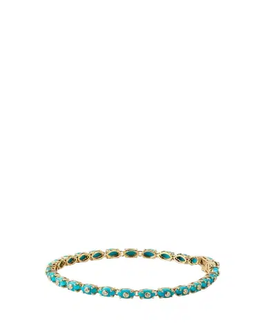 Sydney Evan 14k Gold Tiny Carved Stone Eternity Bracelet with Diamonds | Thumbnail 1 Sydney Evan 14k Gold Tiny Carved Stone Eternity Bracelet with Diamonds | Thumbnail 1