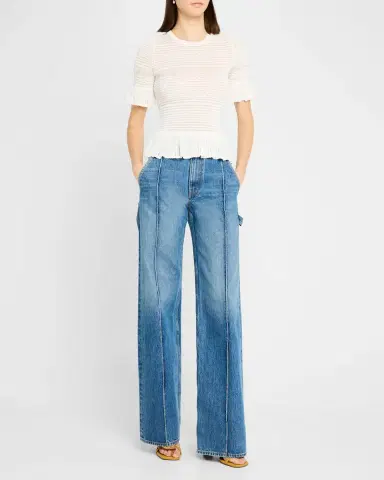 Ulla Johnson The Asher Carpenter Jeans | Thumbnail 2 Ulla Johnson The Asher Carpenter Jeans | Thumbnail 2
