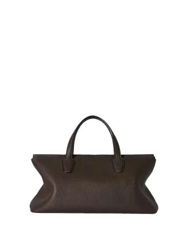 THE ROW Marcel Slouchy Top-Handle Bag in Grain Leather | Thumbnail 1 THE ROW Marcel Slouchy Top-Handle Bag in Grain Leather | Thumbnail 1