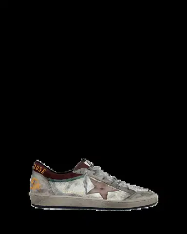 Golden Goose Men's Ballstar Double Leather Low-Top Sneakers | Thumbnail 2 Golden Goose Men's Ballstar Double Leather Low-Top Sneakers | Thumbnail 2
