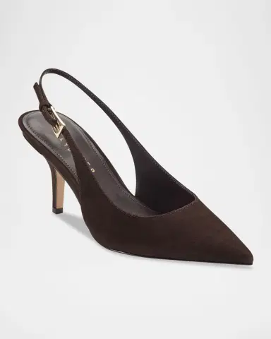 Marc Fisher LTD Dorie Suede Slingback Pumps | Thumbnail 2 Marc Fisher LTD Dorie Suede Slingback Pumps | Thumbnail 2