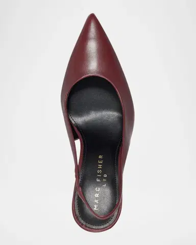Marc Fisher LTD Leynne Leather Slingback Pumps | Thumbnail 4 Marc Fisher LTD Leynne Leather Slingback Pumps | Thumbnail 4