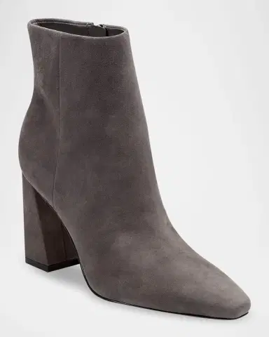 Marc Fisher LTD Yanara Leather Zip Booties | Thumbnail 2 Marc Fisher LTD Yanara Leather Zip Booties | Thumbnail 2
