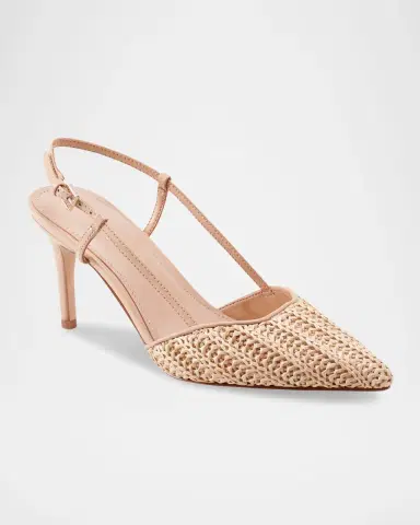 Marc Fisher LTD Flory Leather Slingback Pumps | Thumbnail 2 Marc Fisher LTD Flory Leather Slingback Pumps | Thumbnail 2