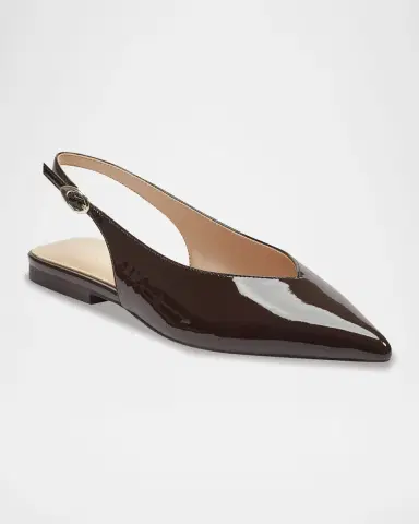Marc Fisher LTD Gabra Patent Leather Slingback Flats | Thumbnail 2 Marc Fisher LTD Gabra Patent Leather Slingback Flats | Thumbnail 2