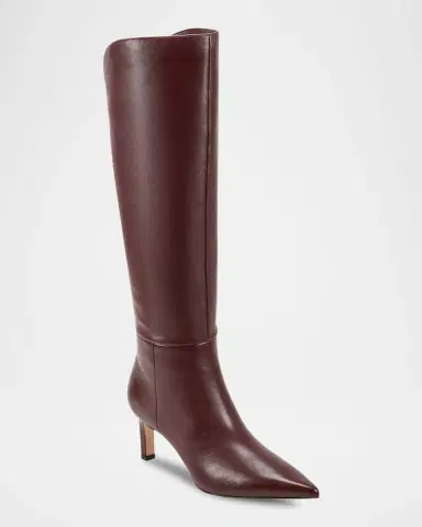Marc Fisher LTD Esmee Leather Knee-High Boots | Thumbnail 2 Marc Fisher LTD Esmee Leather Knee-High Boots | Thumbnail 2